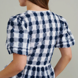 Nobody's Child Pintuck Detail Gingham Top