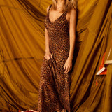 Nobody's Child Poppy Delevingne Leopard Print Coco Maxi Dress