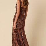 Nobody's Child Poppy Delevingne Leopard Print Coco Maxi Dress