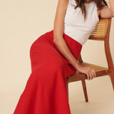 Nobody's Child Red Mila Maxi Skirt
