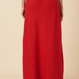 Nobody's Child Red Mila Maxi Skirt