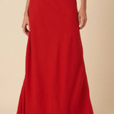 Nobody's Child Red Mila Maxi Skirt