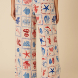Nobody's Child Coastal Print Reese Trouser