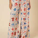 Nobody's Child Coastal Print Reese Trouser