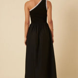 Nobody's Child Black Sabrina Midi Dress