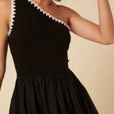 Nobody's Child Black Sabrina Midi Dress