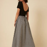 Nobody's Child Sarah Midi Dress Mono Gingham