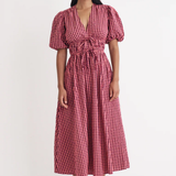 Nobody's Child Pink Scottie Midi Dress