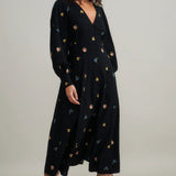 Nobody's Child Shannon Midi Dress Embroidered