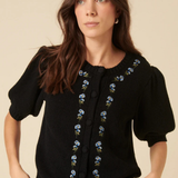 Nobody's Child Short Sleeve Floral Cardigan