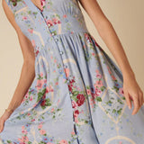 Nobody's Child Sl Starlight Midaxi Dress Mirelle Graden Blue