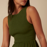 Nobody's Child Sleeveless Charlie Midaxi Dress Plain Olive