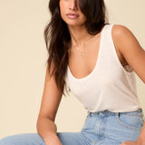 Nobody's Child Slub Scoop Neck Vest