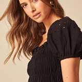Nobody's Child Sophia Black Midi Dress