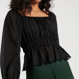 Nobody's Child Square Neck Top