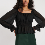 Nobody's Child Square Neck Top