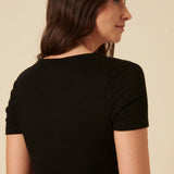 Nobody's Child Black SS Miles Top