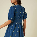 Nobody's Child Ss Starlight Mini Dress Embroidered Lottie Daisy