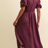 Nobody's Child Purple Starlight Midaxi Dress Plain