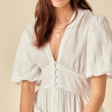 Nobody's Child Cream Starlight Midaxi Dress Plain