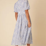 Nobody's Child Starlight Midaxi Dress Stripe Broderie