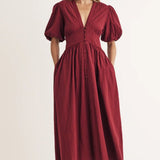 Nobody's Child Red Starlight Midaxi Dress Plain