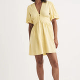 Nobody's Child Yellow Starlight Mini Dress