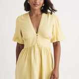 Nobody's Child Yellow Starlight Mini Dress