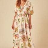 Nobody's Child Starlight Ss Midi Dress Loraya Conversational