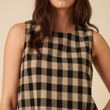 Nobody's Child Gingham Stirling Tank Top Petite