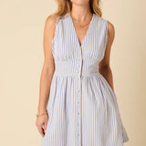 Nobody's Child Stripe Starlight Sleeveless Mini Print