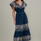Nobody's Child Suzie Midaxi Dress Embroidered