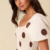 Nobody's Child Tasmin Midi Dress Spot