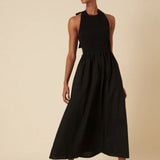 Nobody's Child Tizzy Midi Dress Plain Black