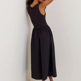 Nobody's Child Vera Midi Dress Plain
