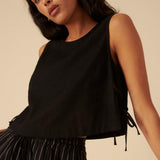 Nobody's Child Black Verity Top