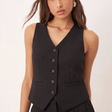 Nobody's Child Vinnie Crepe Waistcoat