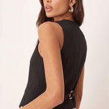 Nobody's Child Vinnie Crepe Waistcoat