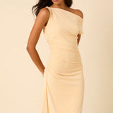 Nobody's Child Yellow Bethany Midi Dress Plain
