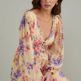 Nobody's Child Yellow Floral Anya Midi Dress