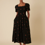 Nobody's Child Aggie Midi Dress Penny Embroidery