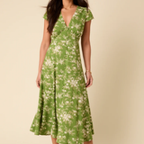Nobody's Child Avery Midi Dress Kacie Vintage Floral