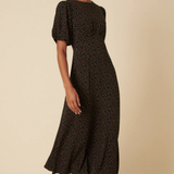 Nobody's Child Benita Midi Dress Joanie Rosebud Black