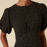Nobody's Child Benita Midi Dress Joanie Rosebud Black
