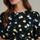 Nobody's Child Benita Mini Dress Babette Tulip Black