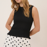 Nobody's Child Billie Shirred Bodice Top