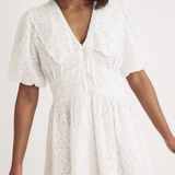 Nobody's Child Birdie Broderie S/S Mini Dress Plain
