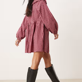 Nobody's Child Blaze Mini Dress Check