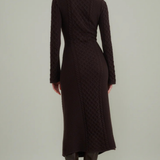 Nobody's Child Cable A-Line Midi Dress Plain