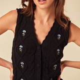 Nobody's Child Cable & Embroidered Waistcoat